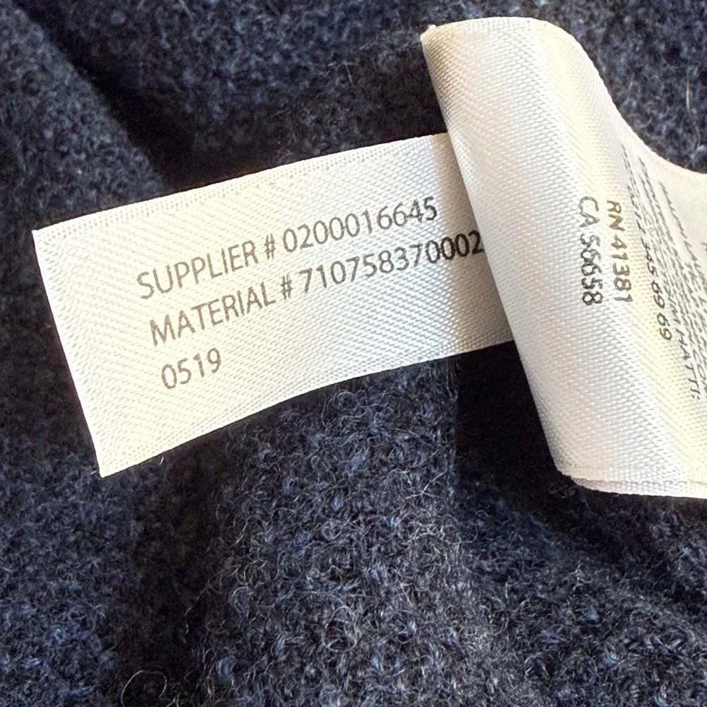 Polo Ralph Lauren  Logo-Embroidered Merino Wool Half-Zip Sweater L Preppy